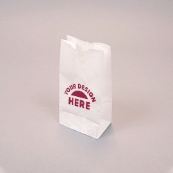 Custom-Printed White Kraft 4-lb Bag